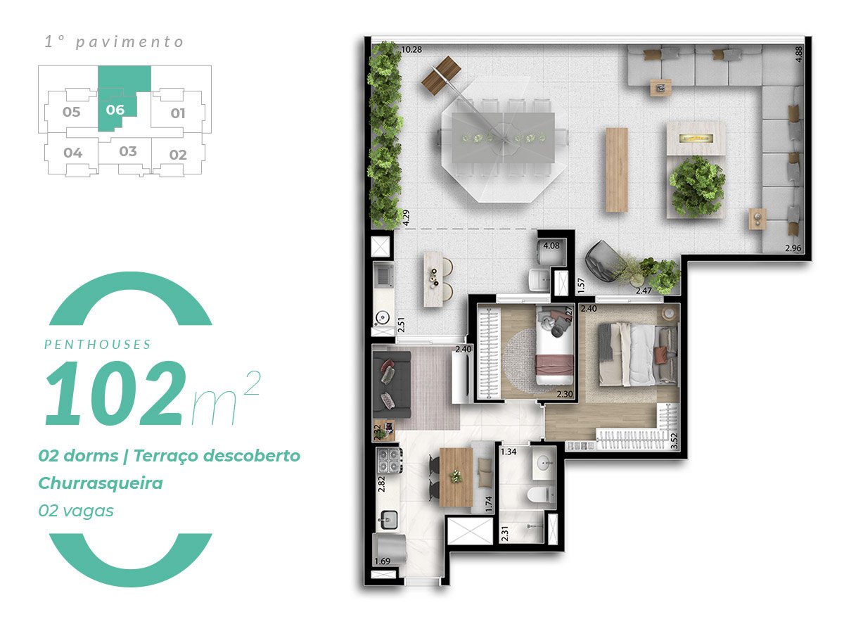 Apartamento na planta allto bela vista osasco (1)