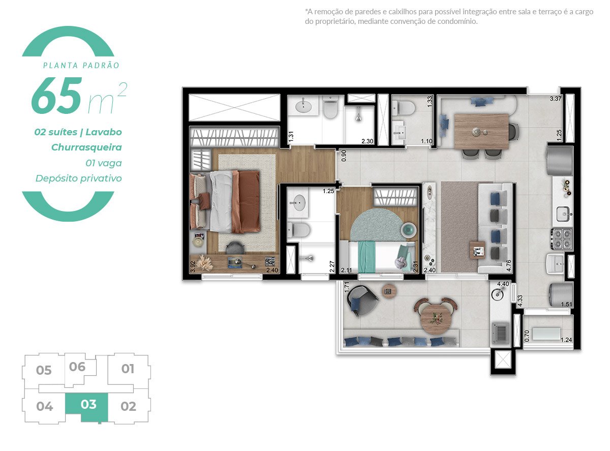 Apartamento na planta allto bela vista osasco (4)